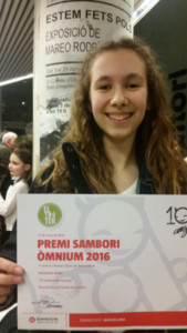 Primer premi Sambori Òmnium 2016 de la demarcació de Barcelona