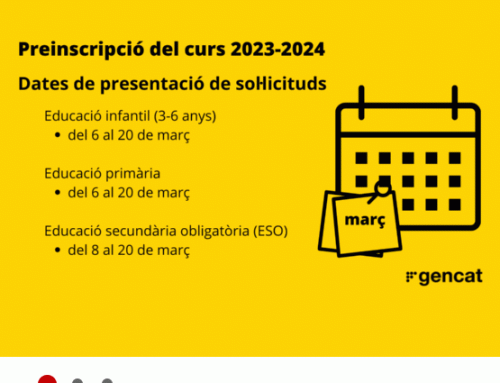 Preinscripció 2023-2024