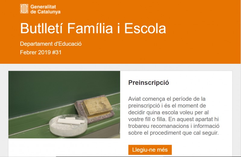 Butlletí Família i Escola 31