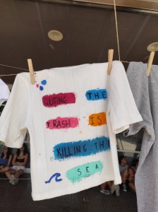 T-shirts for the sea. Blue Project