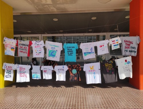 T-shirts for the sea. Blue Project